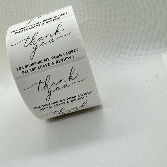 Thank You for Shopping My Posh Closet Sticker Labels – 100 pcs 2in - Picture 9 of 10
